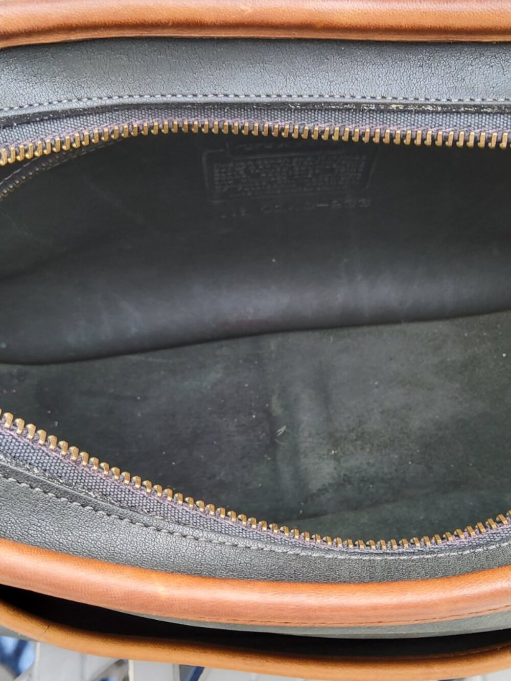 Vintage Coach Classic Hobo Spectator 6855 in Forest Green and Tabac - Picture 10 of 13